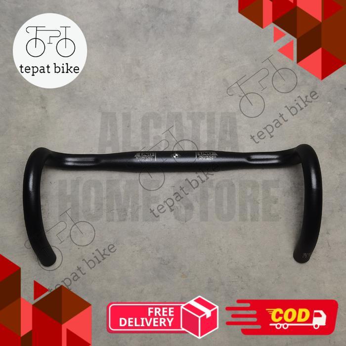 Handlebar Dropbar Roadbike Balap UNO Alloy 380mm 400mm 420mm Oversize 31.8mm Aero - 420mm -alca