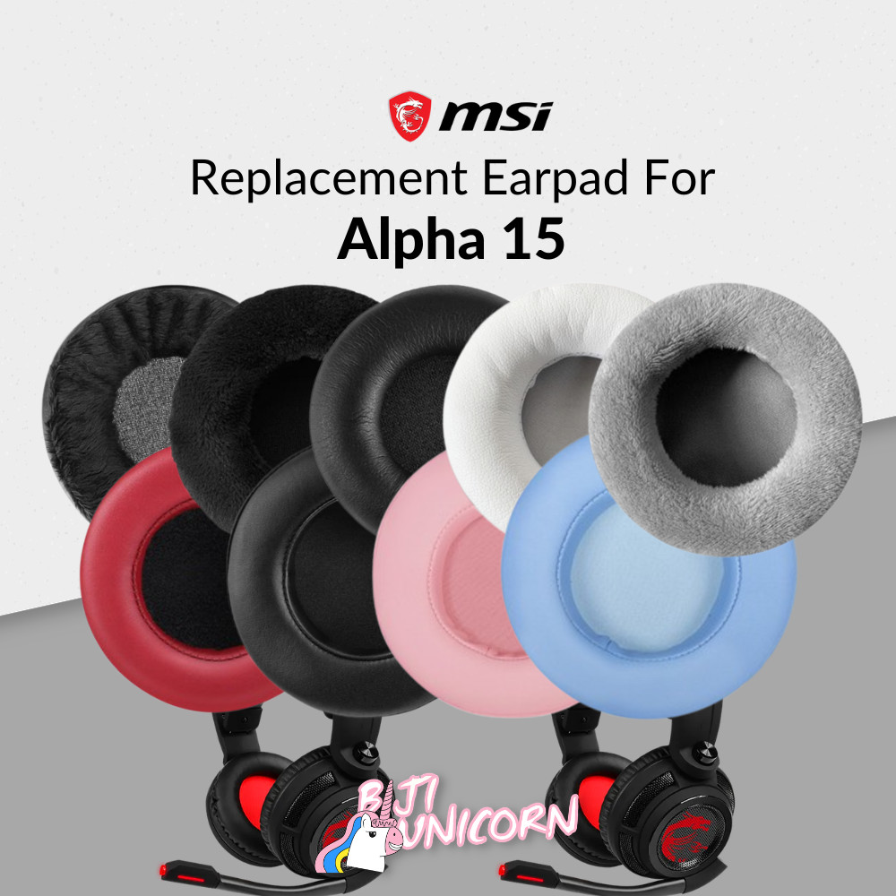 Earpad Earcup Earcushion MSI Alpha 15 Alpha15 Alpha-15 Busa Bantalan Foam Pads