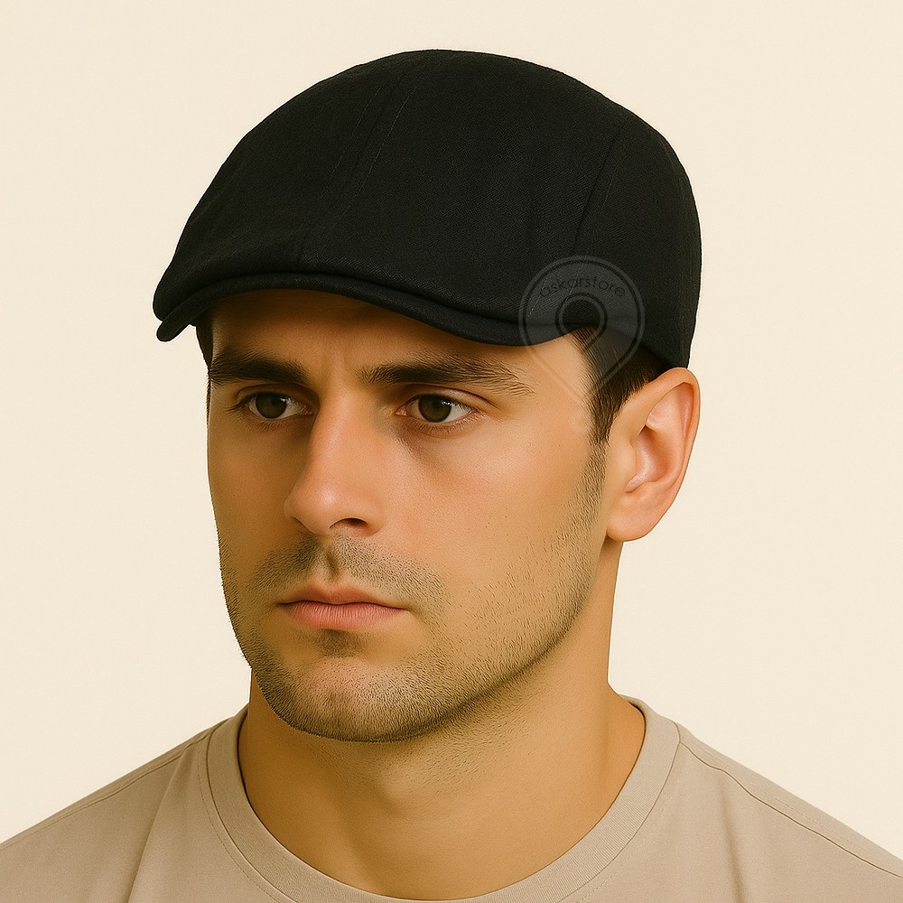 Topi Newsboy Pria Model Klasik Gaya Retro Anak Laki Laki