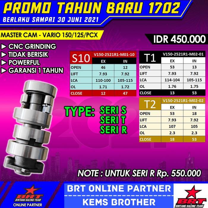 NOKEN AS BRT  BRT VARIO 125 VARIO 150 NOKEN AS TIPE T ORIGINAL BRT - T1