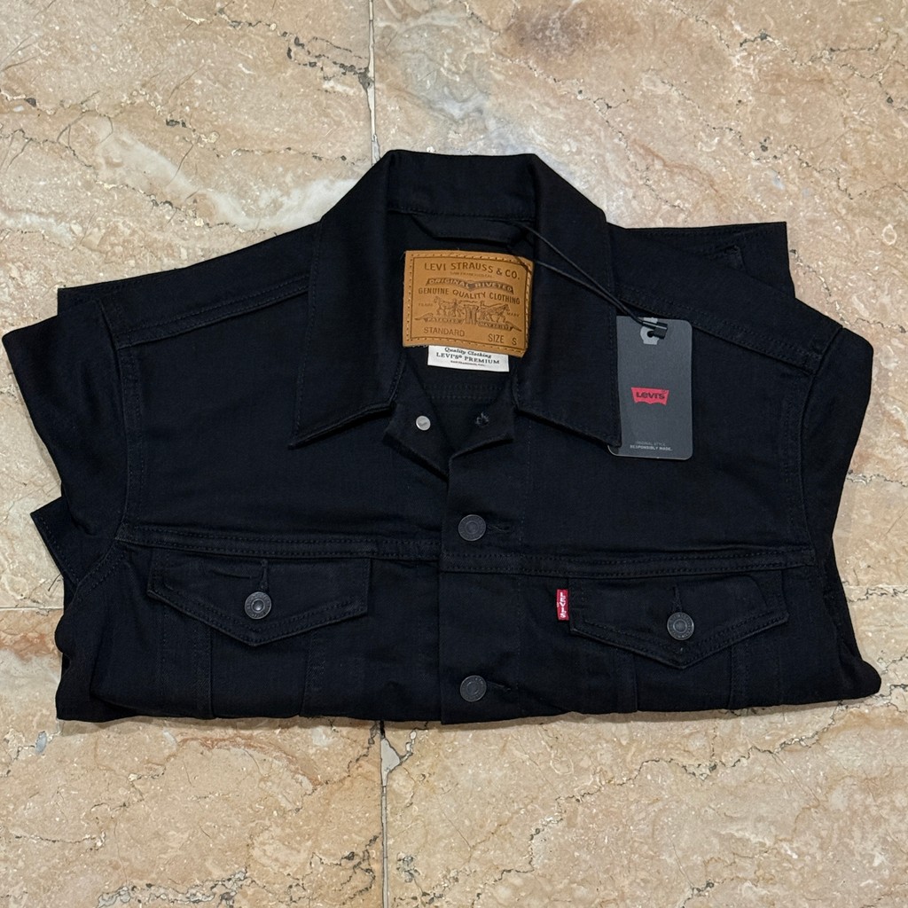 Levis Trucker Jacket Original Stretch Black 72334-0403