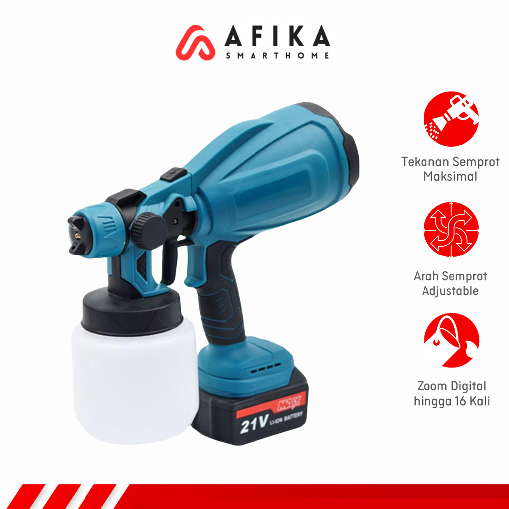 Wall Paint Spray Gun Semprot Cat Dinding Elektrik 800ml 200W