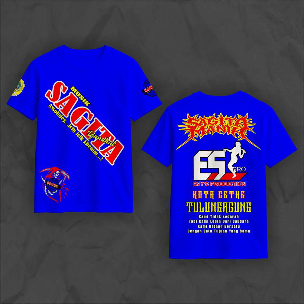 Kaos pria wanita sagita mania cotton combed Adem - unisex - kaos sagita terbaru - kaos viral