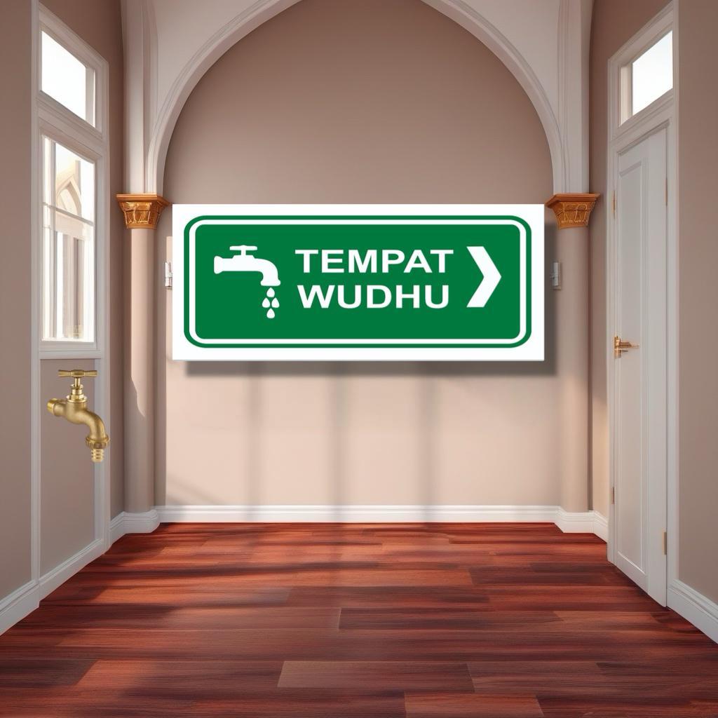 papan akrilik penanda akrilik tempat wudhu/ tempat wudhu pria/tempat wudhu wanita 
 bahan akriik sig