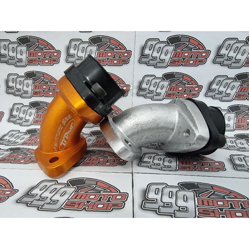bpro racing Intake bebek karbu pe 28 24 race pendek manipol manifold lurus miring beat mio