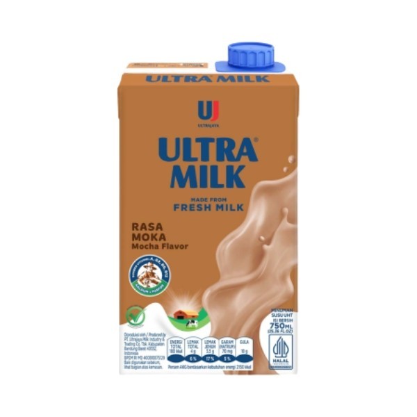 ULTRA MILK RASA MOKA 750 ML