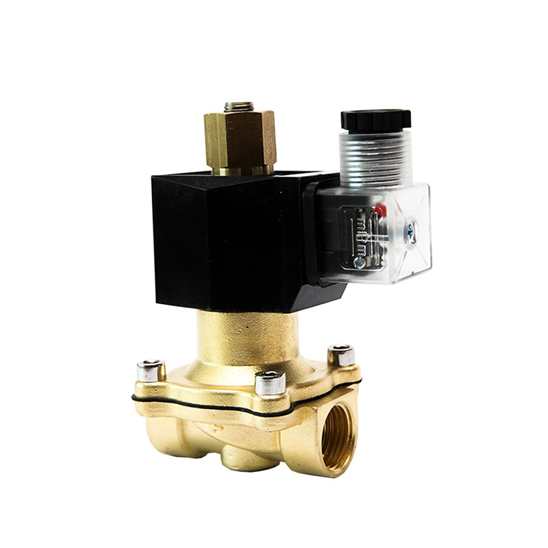 14 12 34 1 2 Normally Open Brass Solenoid Valve 220v  24V 12V 220V 110V Waterproof Solenoid Valve