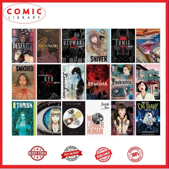 junji ito manga (English)