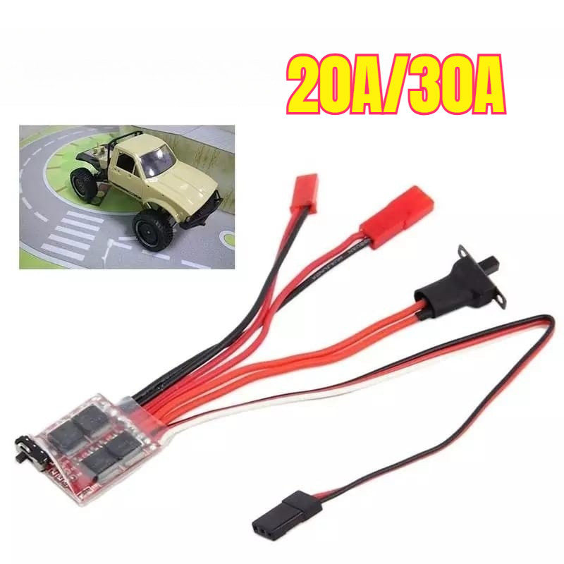 ESC 20A / 30A Brushed With Brake For RC Car MN 99 MN99S MN98 D90 D91 WPL C24 D12 D42