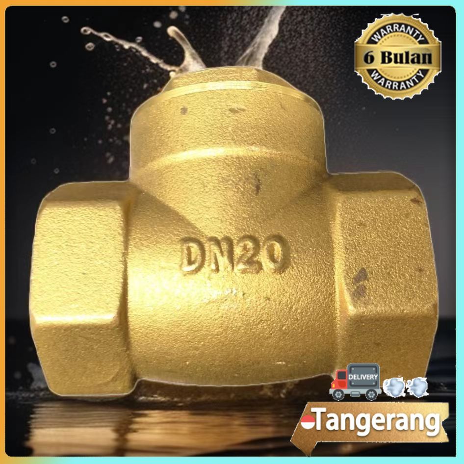 3/4 Inci Check Valve Kuningan / Klep Tabok / Full Tembaga Klep Tabok