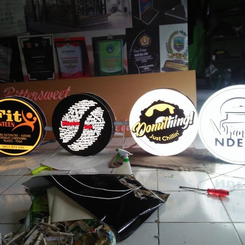 (teri88.diskon) NEON BOX / NEON BOX 2 SISI / NEON BOX BULAT / NEON BOX KOTAK