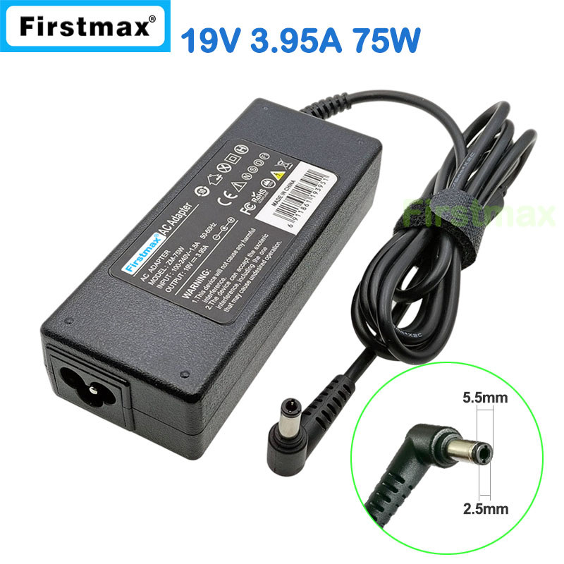 19V 3.95A 75W AC Power Adapter Supply for Toshiba Satellite U300 U305 U400 U405 U500 U50-A PA5034U-1