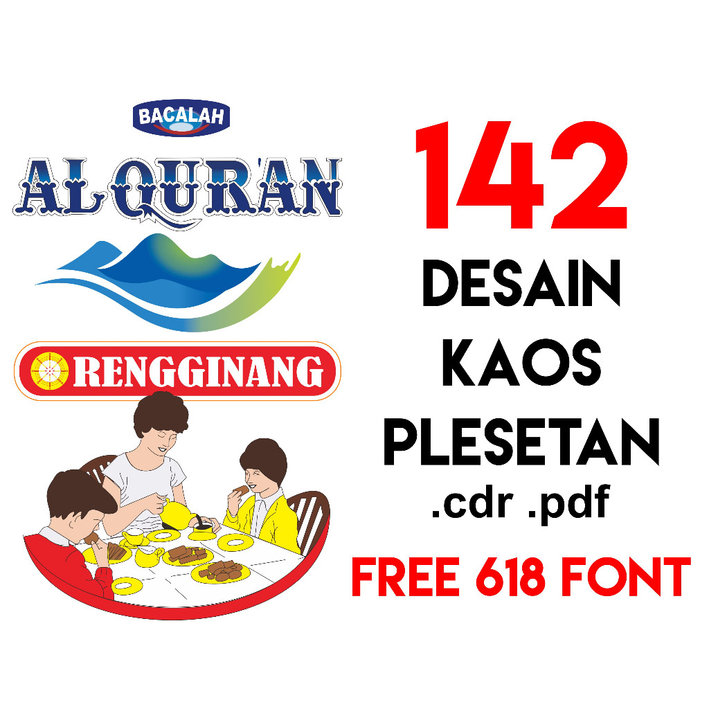 142 DESAIN KAOS PLESETAN