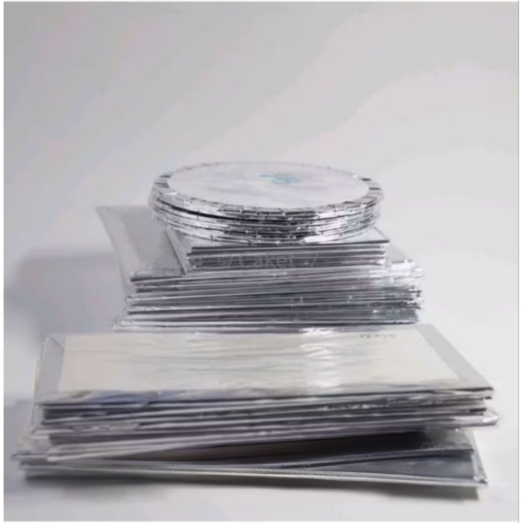 Tatakan Alas Kue Tart/Alas Kue Ulang Tahun Bulat Kotak/Alas Kue Ultah Bulat Kotak/