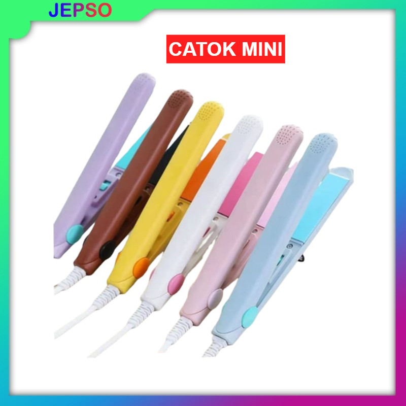 Catok mini Curly Karakter / Catok pelurus rambut / Catokan Mini Lurus Curly Karakter / Catok Mini Ka