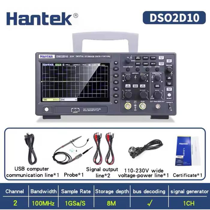 HANTEK DSO2D10 Digital Oscilloscope
