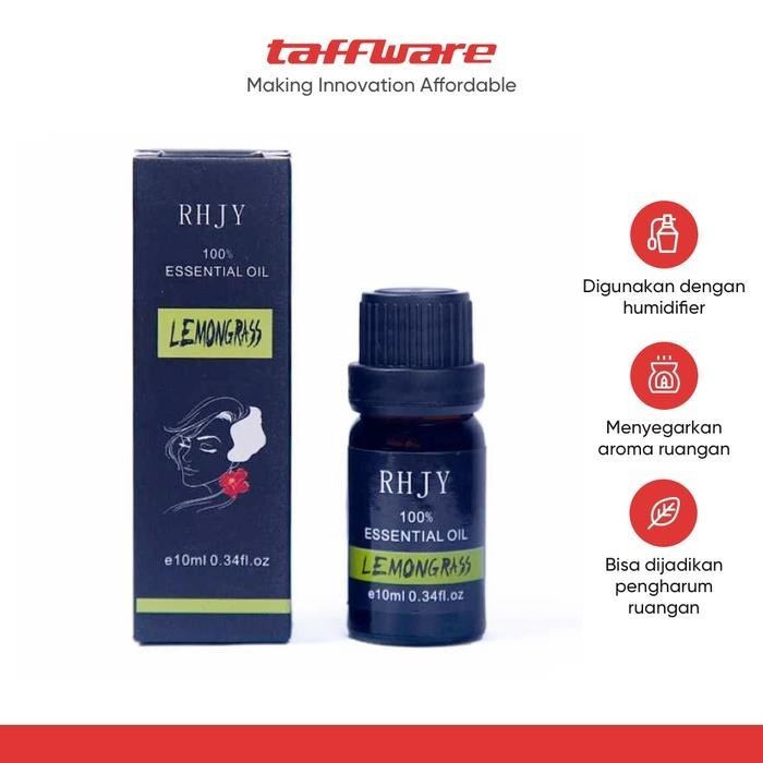 Pure Essential Oils Aromatherapy Taffware HUMI 10ml - Lemon Grass