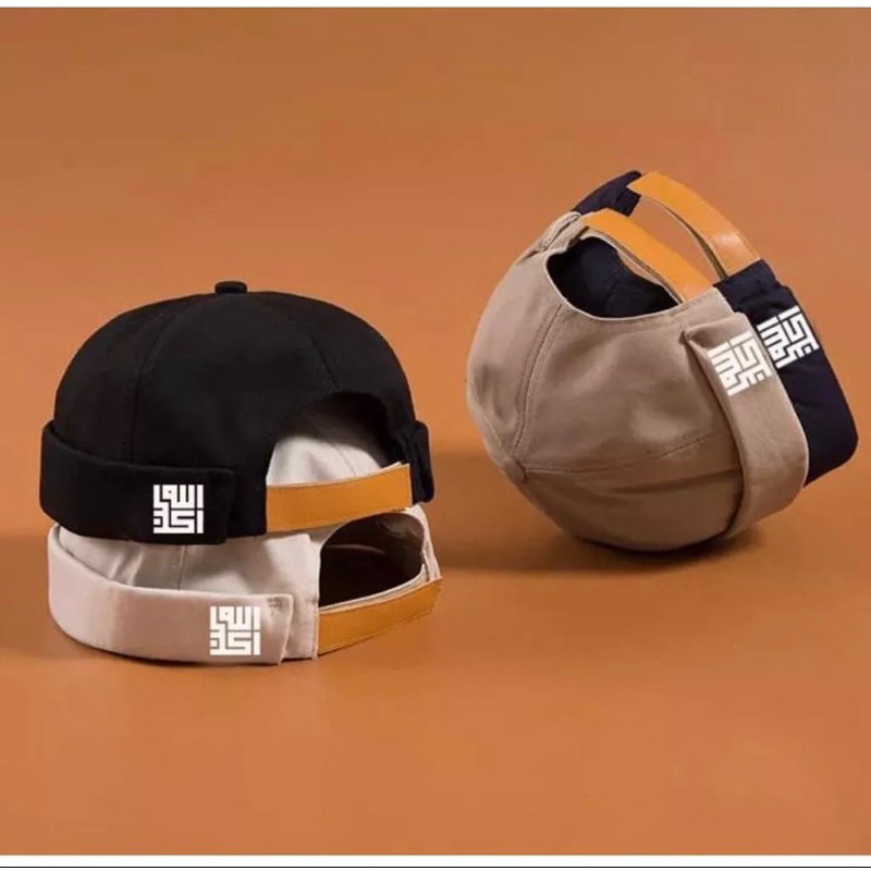 TERBARU Topi Peci Miki Hat Subhanallah Kufi Kupluk Songkok Pria Mikihat Kopyah Bulat Dewasa Premium 