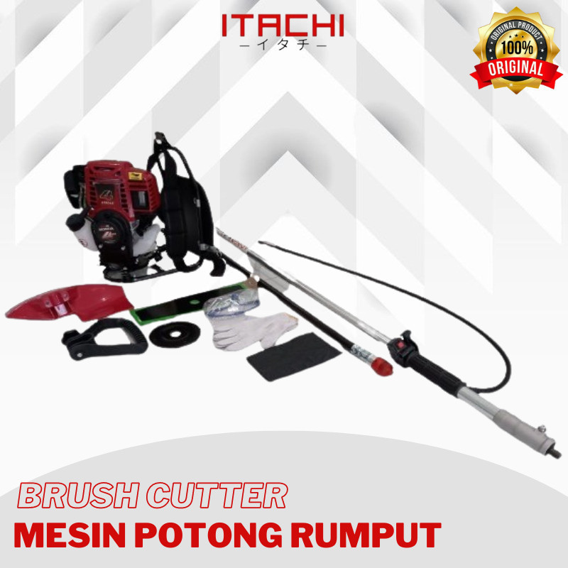 Mesin Potong Rumput 4 Tak Ready ORIGINAL  ITACHI Honda Mesin Potong Rumput Brush Cutter 4Tak Mesin B