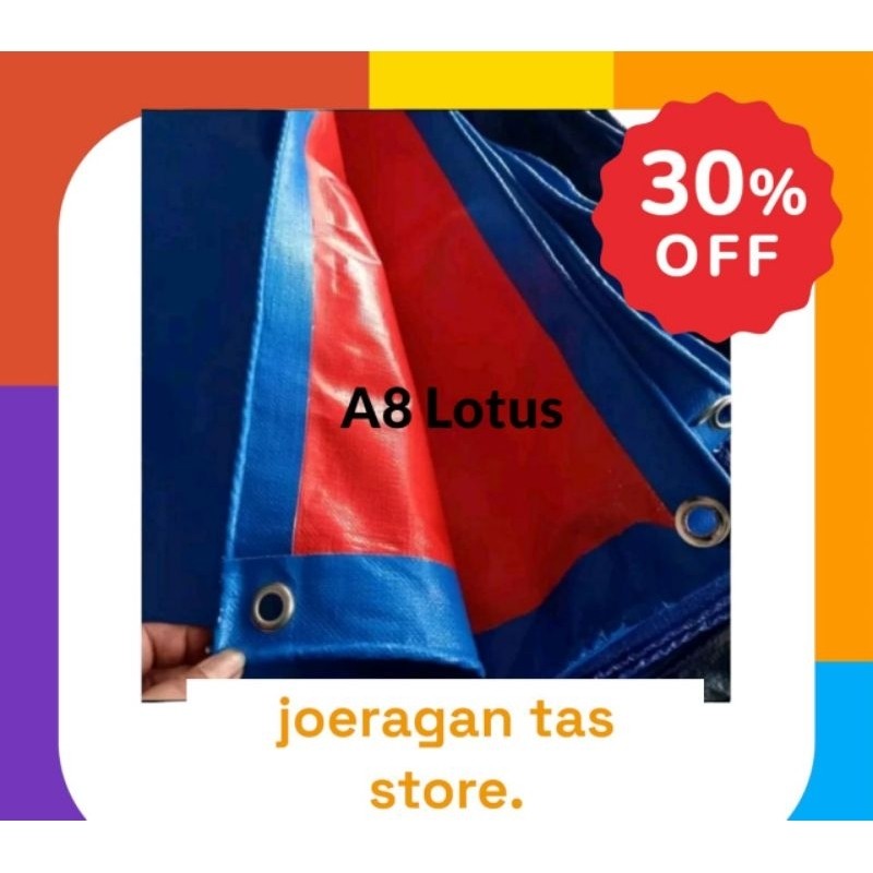 Terpal 4X6 A8 Lotus Waterproof Tahan Panas dan Air. Terpal Serbaguna