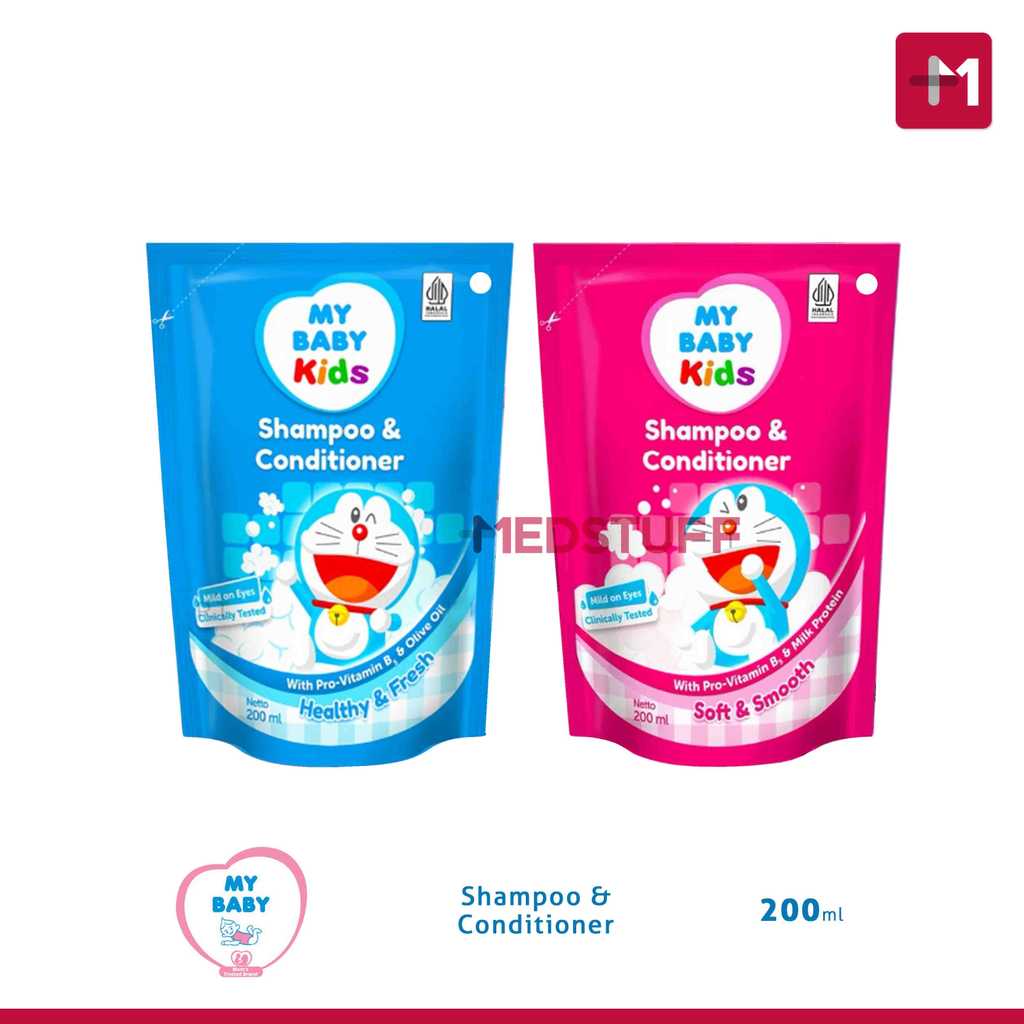 My Baby Kids Shampoo Conditioner 200ml Refill Shampoo Anak My Baby Shampoo My Baby