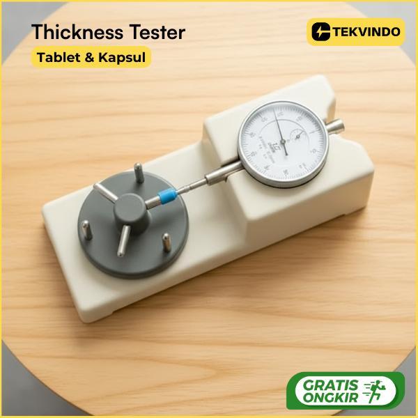 Thickness Tester Tablet & Kapsul HD-1 Digital Alat Ukur Ketebalan Obat Presisi Laboratorium Farmasi