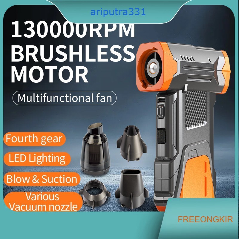 130000Rpm Turbo Jet Blower Multifunction Violent Fan Portable Vacuum Cleaner Handheld