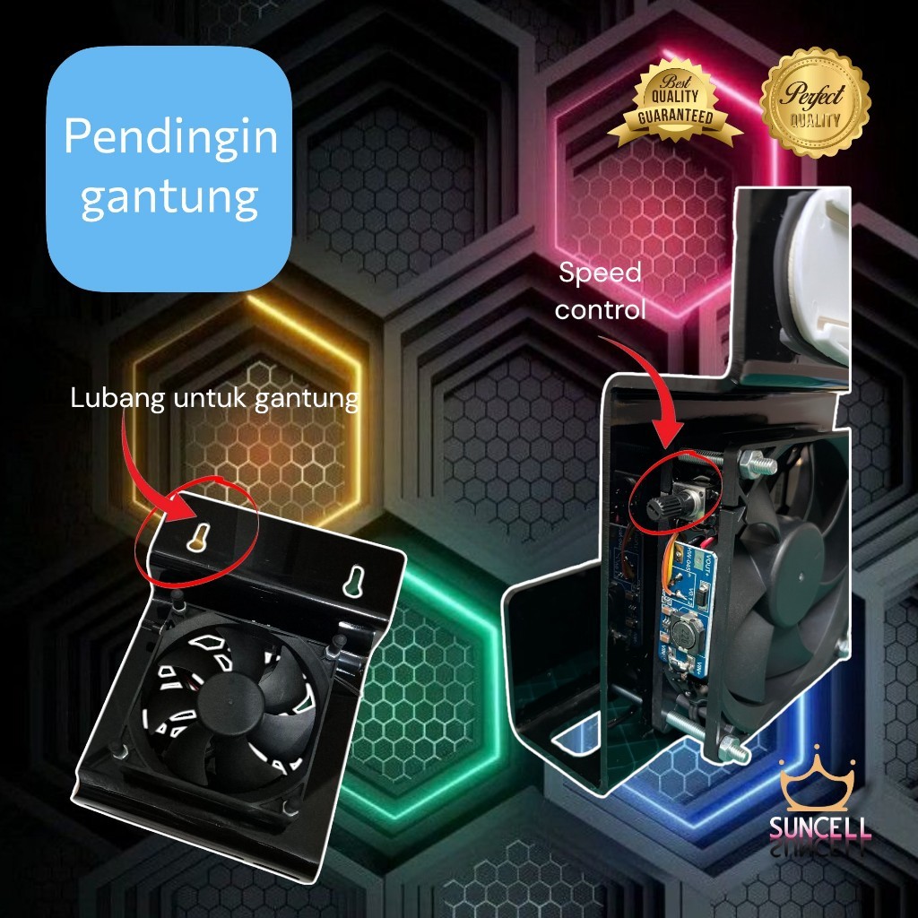 Pendingin Gantung untuk Router WiFi / Modem / Mikrotik / ONT / Nintendo Switch / Mini PC