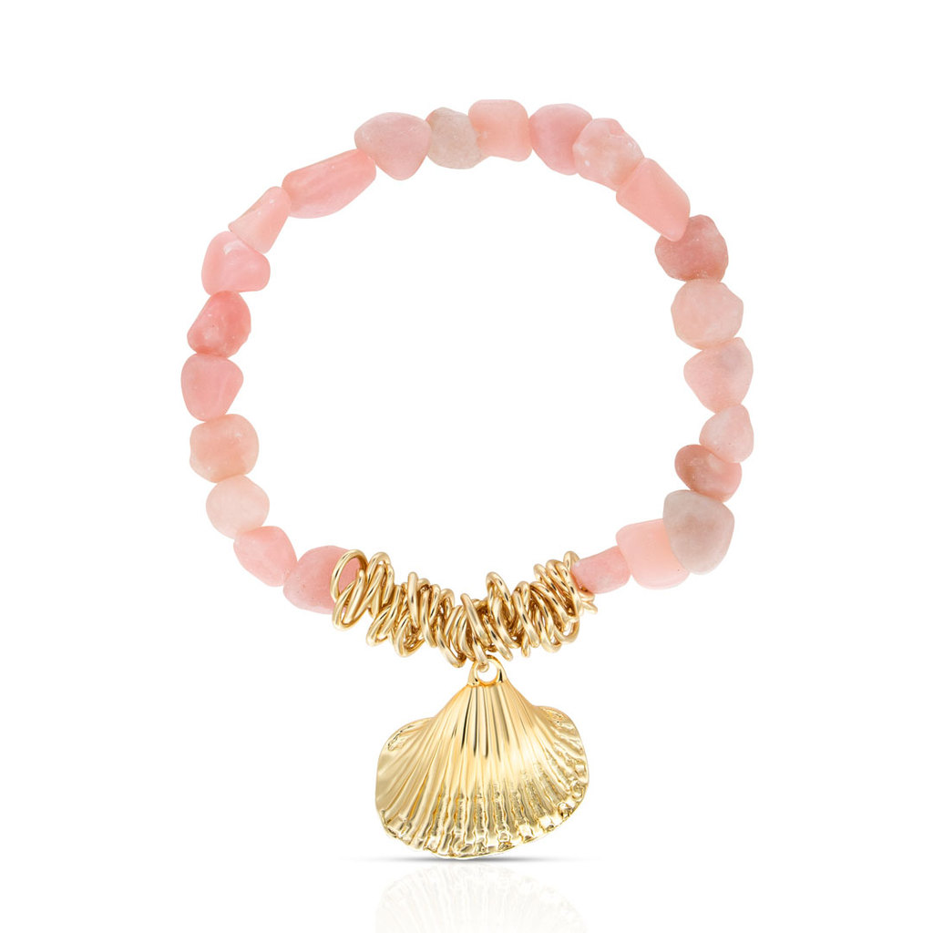 Gelang Emas Levine Pink -Levine Pink Gold Bracelet