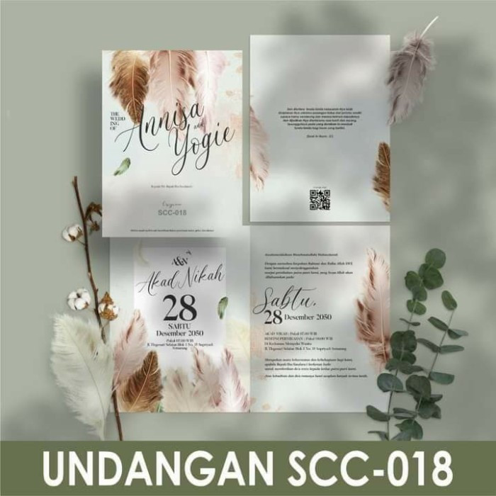 Blangko Undangan   Griya scc-018      Invitation