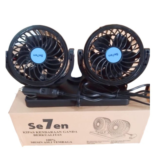 Kipas Mobil Se7en 12 Volt 24 volt seven / pendingin ruangan mobil kendaraan / penyejuk ac mobil / ki