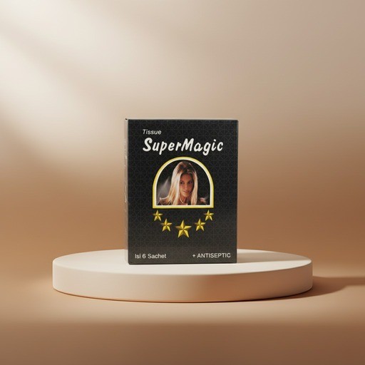 11. Tissue Super Magic Man Original 100% - Garansi Uang Kembali Jika Palsu - Tisu Antiseptik Pria