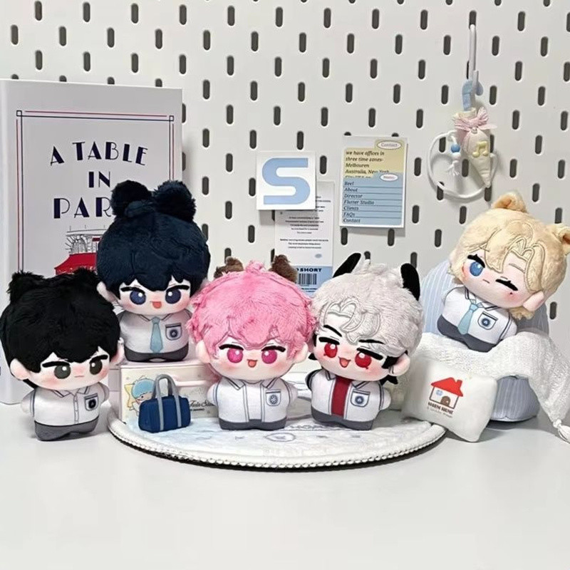 10cm Blue Starfish Anime Plush Toys Cotton Doll Figure Pent Noah Yejun Bamby Eunho Hamin Customizabl
