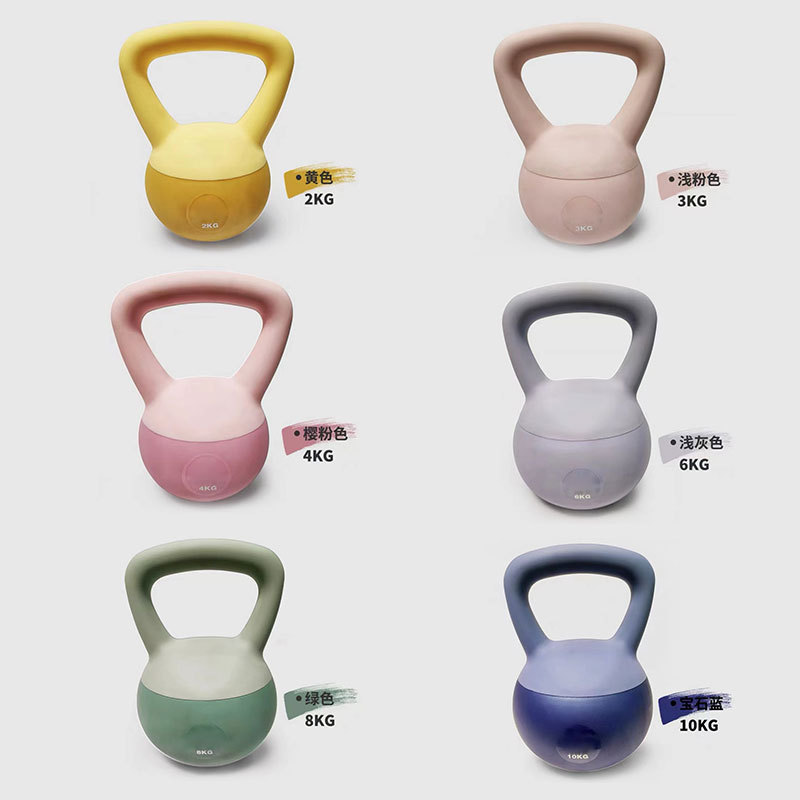 Factory Wholesale Design Gym Competition Adjustable  Fitness Weight Set Soft  Kettlebell