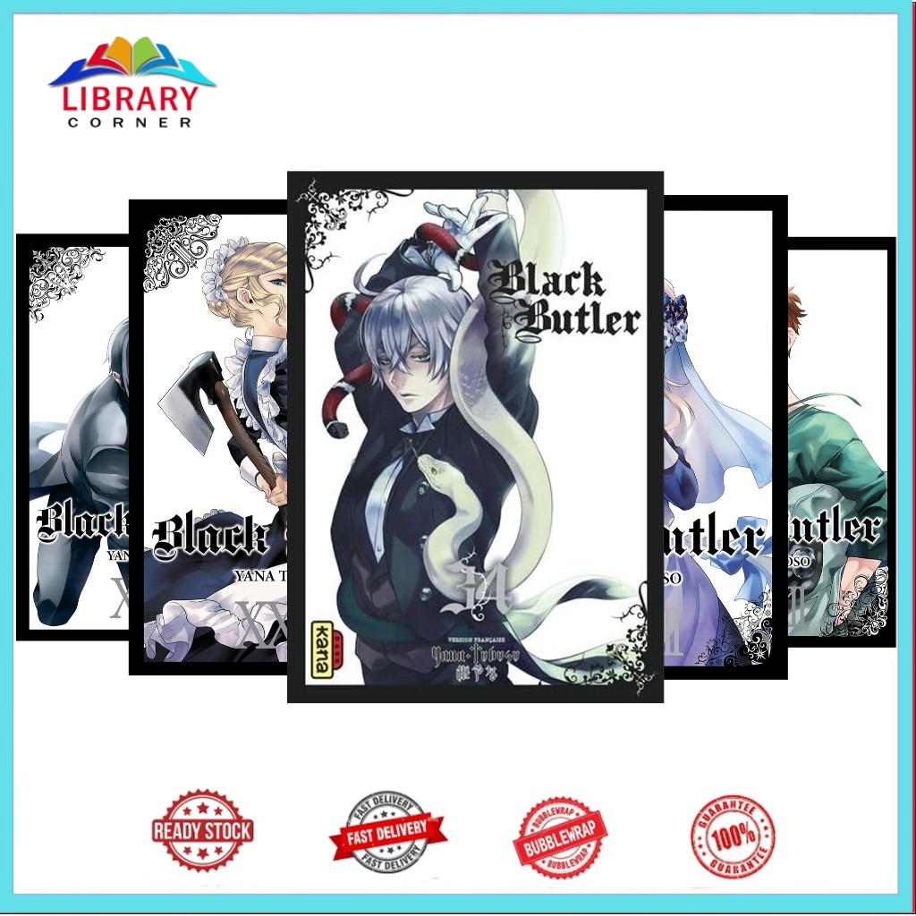 Black Butler Manga (33 Book series) (English)