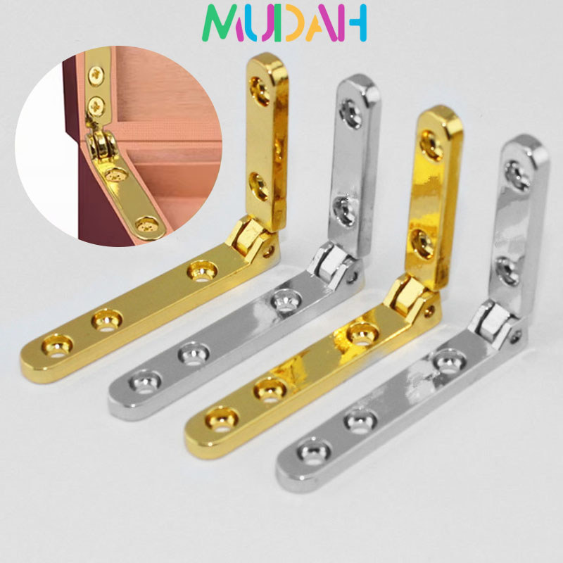 10PCS 90 Derajat Engsel Siku L/Engsel Pivot Box/Engsel Tanam Kayu/Engsel pivot Engsel siku L Engsel 