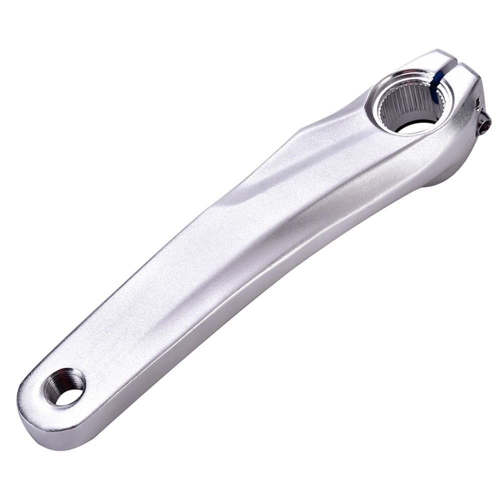 Aluminum Alloy Bike Crank Arm Hole Spacing 170mm Black Silver Left Crank Arm Single Crank Arm for fo