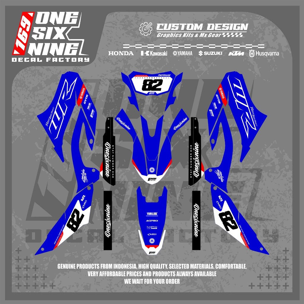 Decal Yamaha Wr 155 Superglossy Premium - Decal Custom Yamaha Wr 155