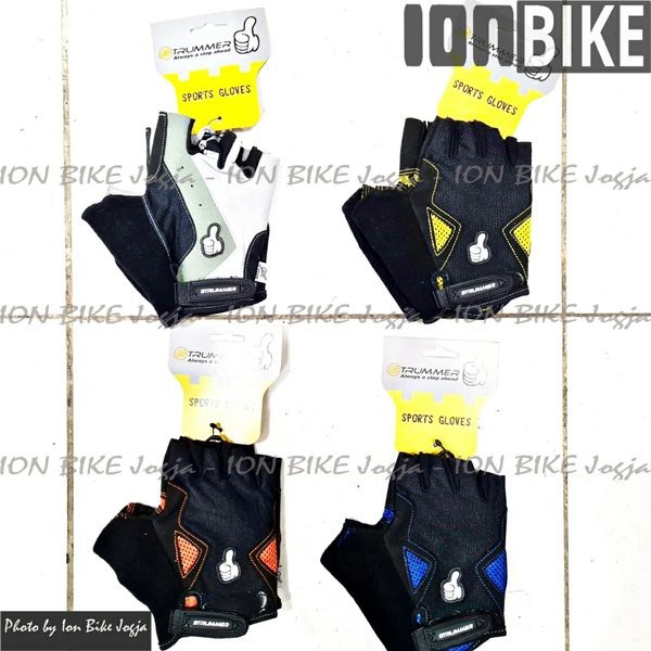 Gloves Strummer 33287 Super Gel Foam Untuk Sepeda Kualitas Import - Sarung Tangan Bersepeda Padding 