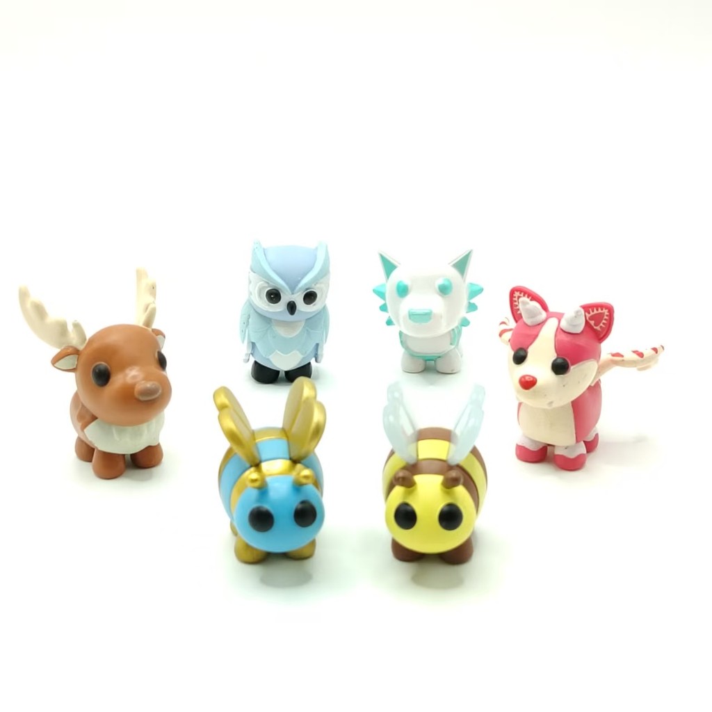 Original Adopt Me Pets Bee Owl Reindeer Action Figures Collection Toy Decoration Toys Children's Chr