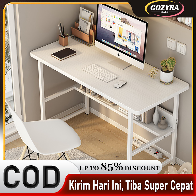 Meja Gaming / Meja Kantor / Damaindah Meja Belajar Kayu Set Kursi / Meja Belajar Minimalis / Meja Ke