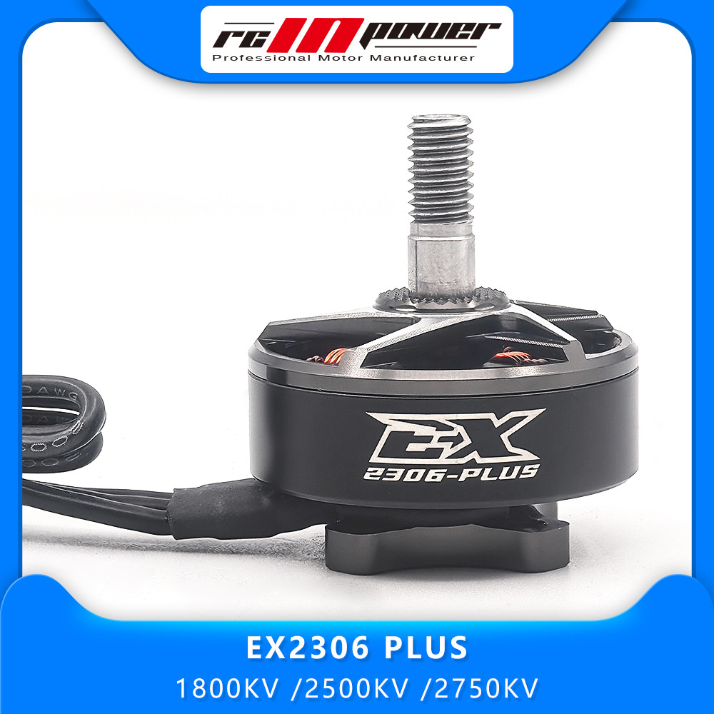 RCINPOWER EX2306 Plus 1800KV /2500KV /2750KV 5in Brushless Motor for RC FPV Racing Freestyle Drone