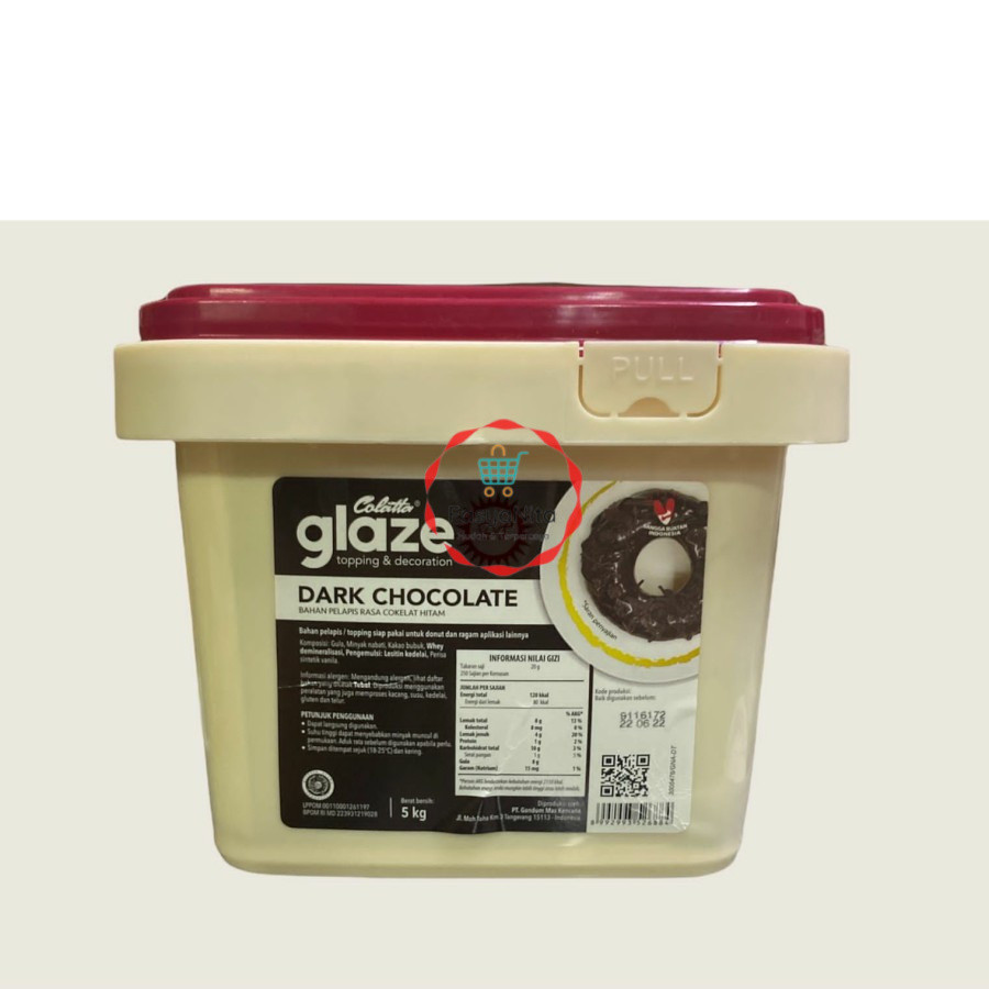 COLATTA GLAZE DARK COKLAT 5KG - Fasyanita Online Fresh Mart Denpasar - WHY