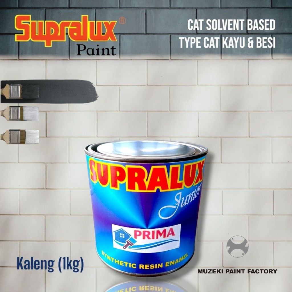 SUPRALUX Cat Kayu & Besi 1kg (Kaleng)
