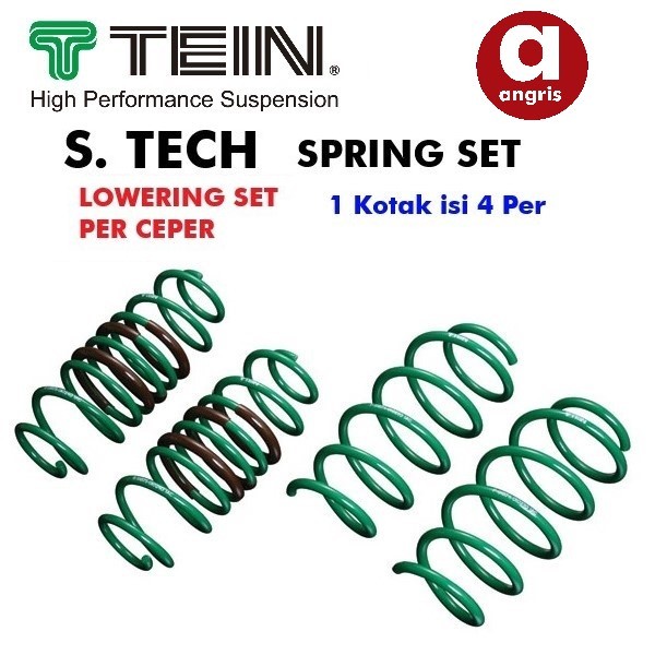 1 set Per TEIN S. Tech Spring MITSUBISHI PAJERO SPORT KR1W  Lowering Kit Per Keong Spring Coil ceper