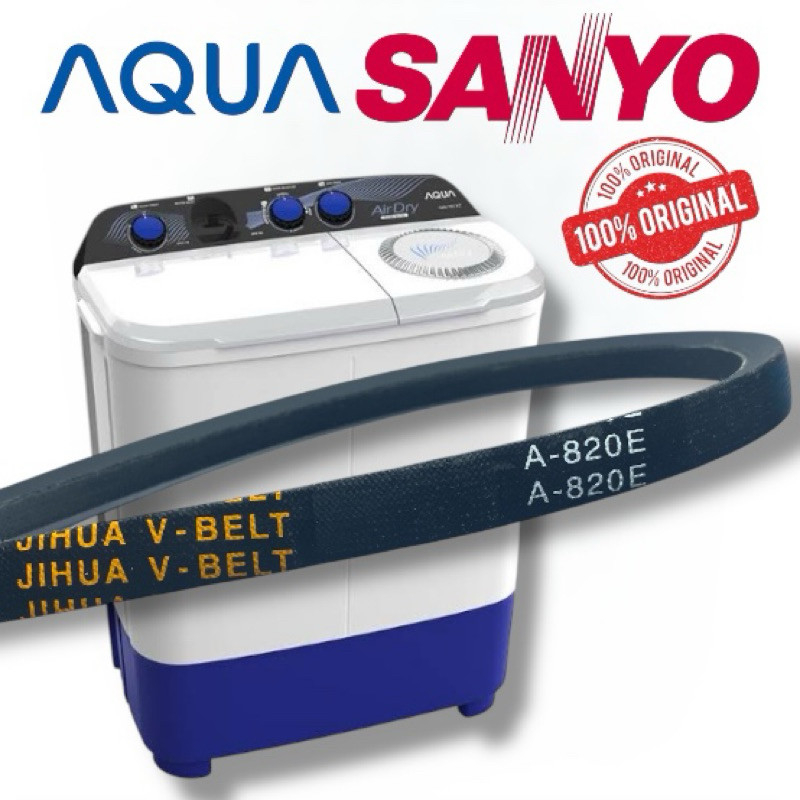 VANT BELT V BELT MESIN CUCI A820E V-BELT MESIN CUCI SANYO AQUA VANBEL MESIN CUCI SANYO