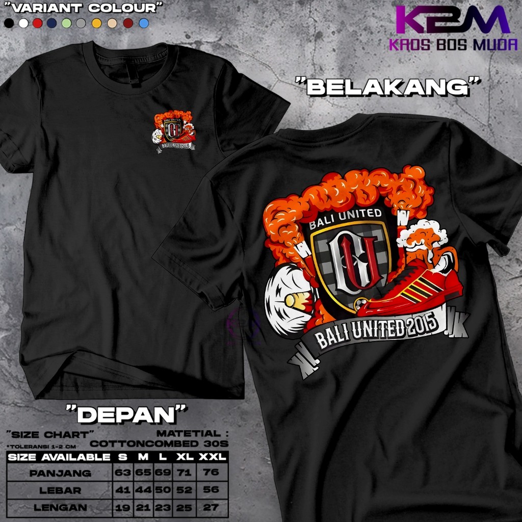 Kaos Distro Bali United | Kaos Distro Pria | Baju Kaos Pria | Kaos Racing | Kaos Viral Tiktok | Kaos