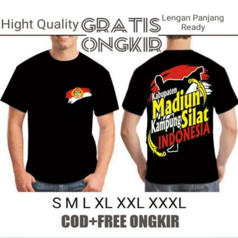 MADIUN KAMPUNG SILAT kaos KAMPUNG SILAT MADIUN kaos PESILAT INDONESIA kaos PENCAK SILAT INDONESIA
