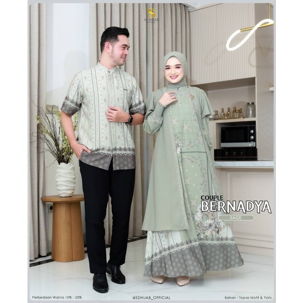 COUPLE BERNADYA BY SS HIJAB||SARIMBIT KELUARGA||COUPLE KELUARGA||COUPLE KEKINIAN