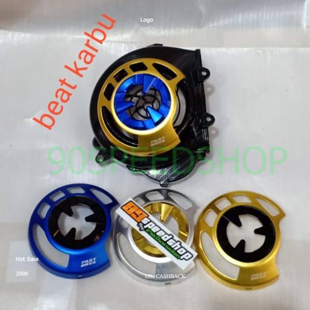 TUTUP KIPAS CARBON KEVLAR + COVER BEAT KARBU CNC
